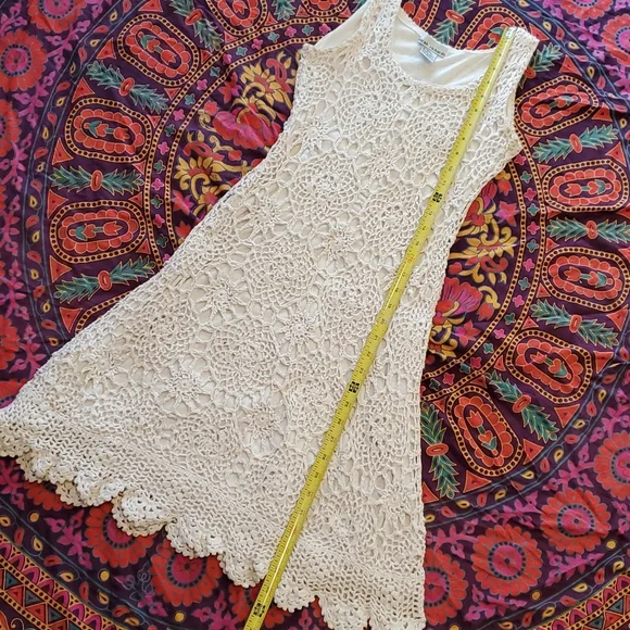 Vintage 70s one of a kind crochet dress - Picture 10 of 16